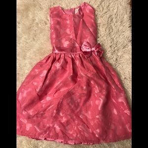 Size 10 pink butterfly dress